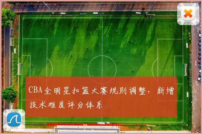 CBA全明星扣篮大赛规则调整，新增技术难度评分体系